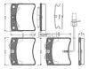 BOSCH 0 986 TB2 210 Brake Pad Set, disc brake